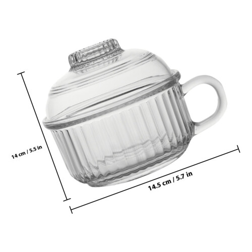 Vaso De Vidrio Para Cereal Con 1