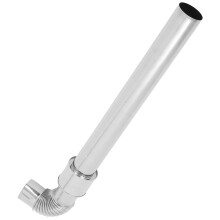 Tubo Inoxidable Recto Con Codo Para Chimenea