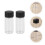 24 Unidades Frascos De Vidrio Transparente 5 Ml Con 4