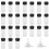24 Unidades Frascos De Vidrio Transparente 5 Ml Con 2
