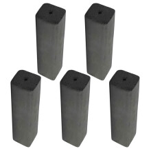 5 Piezas Carbón Vegetal Natural Ecológico Ideal Para Barbacoa Y Picnic