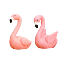 16 Stuks Pvc Flamingo Figurines Voor Cake En Landschapsdecoratie