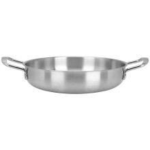 1 stück edelstahl suppentopf für koreanisches ramen mit griff, silber
