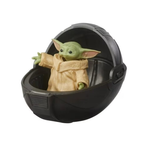 Hasbro Hasbro Star Wars Grogu And Hover Pram 6" Figure 1