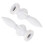 2St Moderne Lampenkap Witte Lamp Finial Accessoires 8