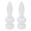 2St Moderne Lampenkap Witte Lamp Finial Accessoires 5