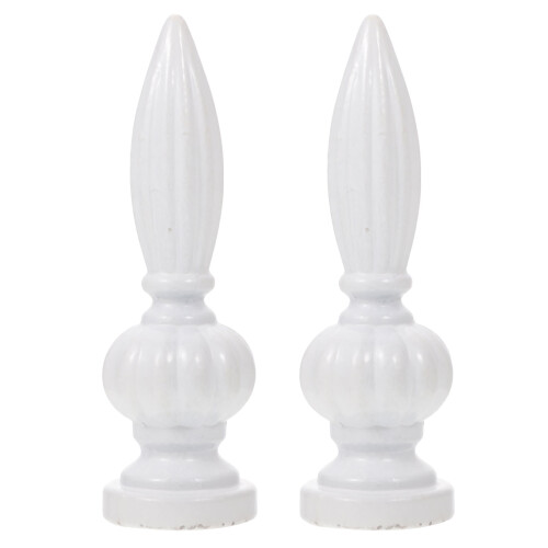2St Moderne Lampenkap Witte Lamp Finial Accessoires 2