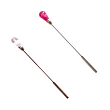 2Stk Metall Rührstab Dotting Stift Für Acryl Gel Pulver Maniküre