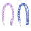 2Pcs Light Anti Lost Glasses Mask Chains Creative Design 2