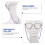2Pcs Light Anti Lost Glasses Mask Chains Creative Design 9