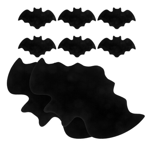 16 Pezzi Tovagliette Halloween In A Forma Nero
