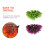 4Pcs Plastic Simulation Grass Balls Ceiling Ornaments for Home Decor 10