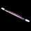 Schnitzstift Silikonkopf Acrylgriff Salon Set Pink 3