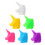 12 Pezzi 6 Marcatore Bicchiere In Silicone A Forma Unicorno 4