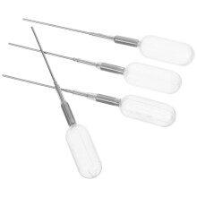 4 Pipette Trasparenti per Oli e Profumi Craft Laboratorio