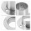 8Pièces Support Poteau Douche Acier Argent Anti-Chute DIY 8