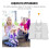 2Pcs Durable Transparent Acrylic Skates Display Stand for Storage 8