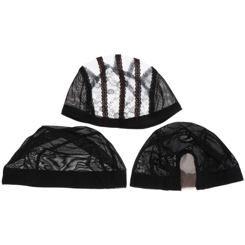 3 stuks elastisch pruiknet voor vrouwen, en
