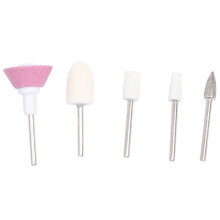 5St Slijpkoppen Wit Kit Voor Nail Art Tools
