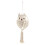 1Pc Hand-Woven Beige Owl Pattern Cotton Wall Hanging Tassel Decor 3