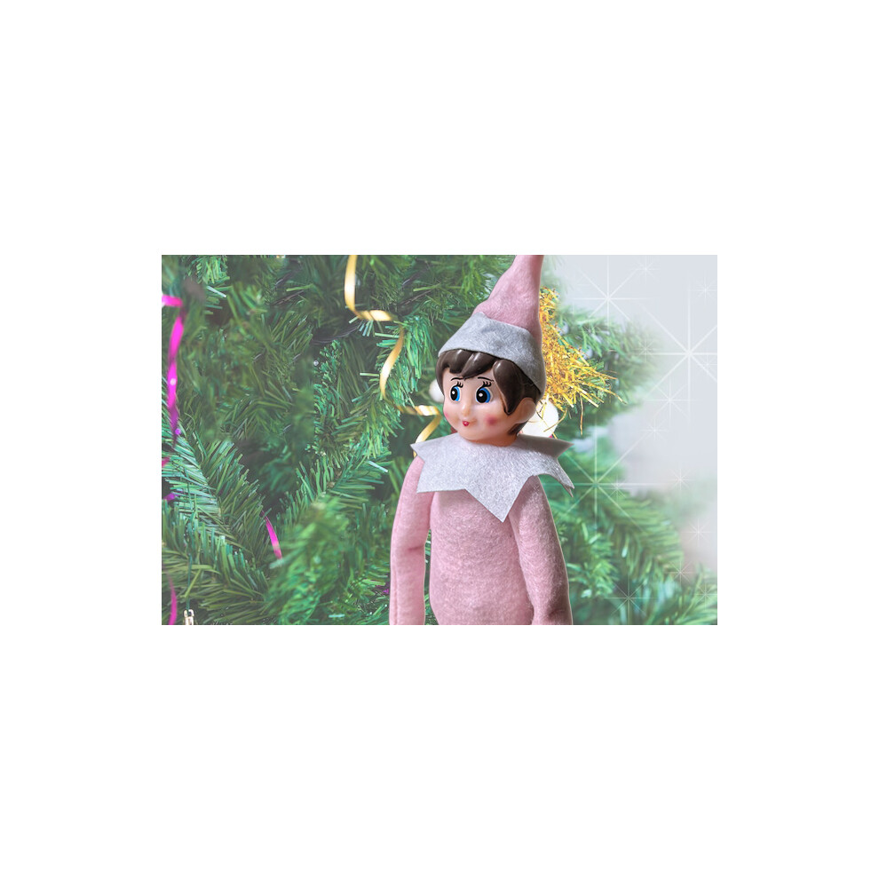 Goplushtoy Elf On The Shelf Plush Toy 12" Xmas Girl Doll Decorations For Christmas Tree Table Room
