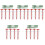 5 Sets Mini Zaaiverspreider Handzaaier Tuinieren 5