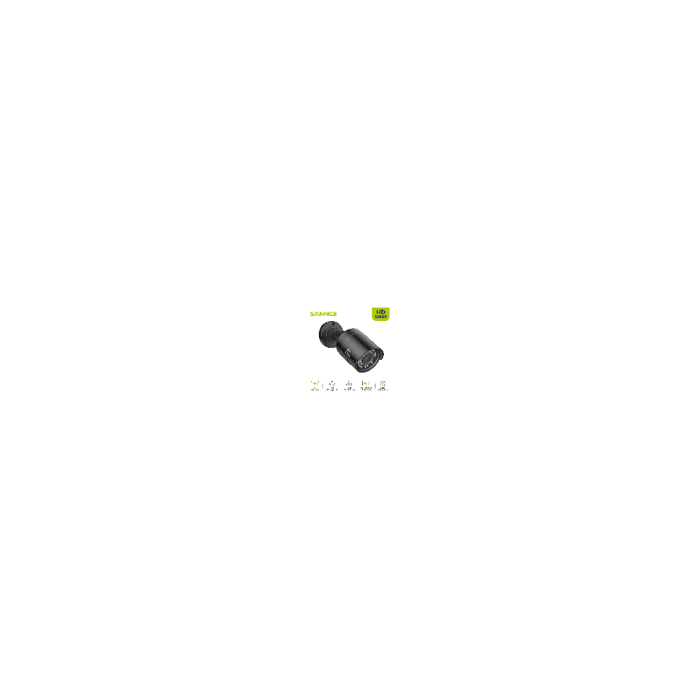 Sannce 1Pcs 1080P 3000Tvl Cctv Dvr Bullet Camera 36703104