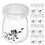 12Pièces Pots À Mousse En Verre Transparent Moules De Cuisson Compacts 11
