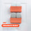 Orange Hanging Shoe Rack PP Material Wall Shoe Storage for Home 3