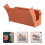 Orange Hanging Shoe Rack PP Material Wall Shoe Storage for Home 9