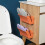 Orange Hanging Shoe Rack PP Material Wall Shoe Storage for Home 7