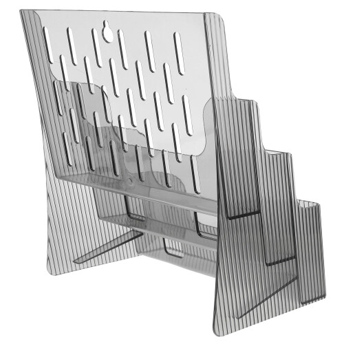 Tabletop Bestandhouder Multi-Tier Transparant Pamflethouder