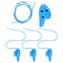 4 Stuks 6- Kunststof Ocarina Voor Kinderen En Beginners