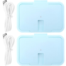 2 Wipe Warmer Baby Natte Doekjes Verwarmer Draagbaar