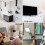 1 Set Wand Audio Opbergplank Stand Steunplanken 10