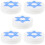 5 Racket Schokdemper Mini Tennisracket Trillingsabsorber 8