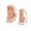 2 Siliconen Oefen Voet Vingers Voor Acryl Nails Training 2