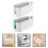 Bedside Plank Voor Bed Opberghouder Wit 2 Stuks 3