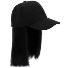Female Perücke Mit Integriertem Hut Für Damen Kostüm Zubehör