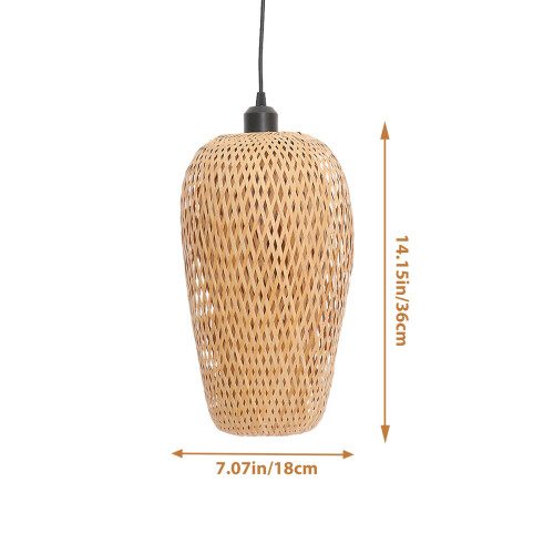 1St Haushalt Zen Lampe Deckenlampe Gewebte Leuchte 1
