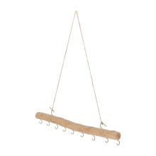 4Stk Holz Haken Wandmontierte Schmuck Aufhänger Holz Ast Organizer