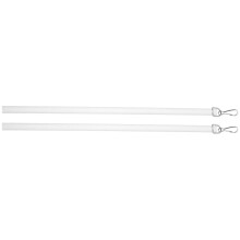 2Stk Transparente PVC Vorhangöffner Robust Universal