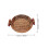 1 Set -Steakplatte Runde Steak Servierplatte Mit Rattankorb 2