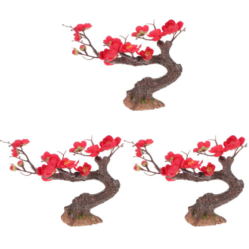 3Stück Dekorative Baumkugeln Künstlicher Kleiner Baum 1