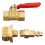 Winterize Adapter Messing Einfache Blow-Outs 1/4 Äußeres Gewinde 7