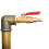 Winterize Adapter Messing Einfache Blow-Outs 1/4 Äußeres Gewinde 6