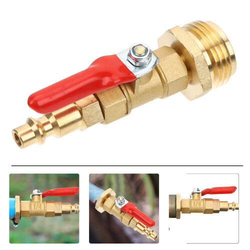 Winterize Adapter Messing Einfache Blow-Outs 1/4 Äußeres Gewinde 2