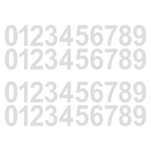 12 Sets Reflektierende Briefkasten Nummern Selbstklebende Aufkleber