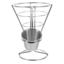 Fries Foods Standhalter Für Frites Chips Cone Aus Metallgitter