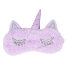 Unicorn Design Augenmaske Verdunkelung Für Frauen Mädchen (Lila)